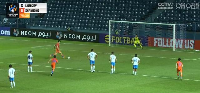 贝博体育-【亚冠】卢永涛刘国宝破门 山东泰山2比3负狮城水手